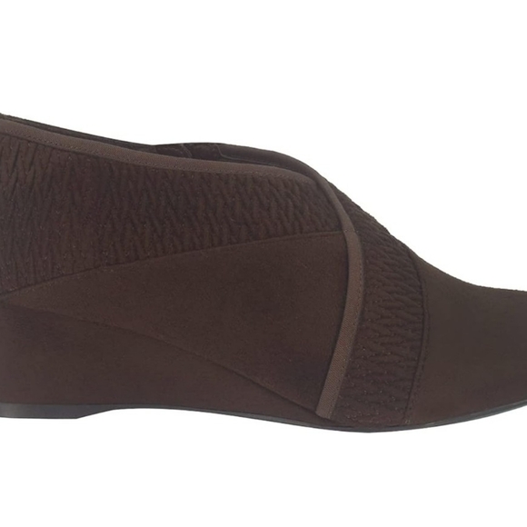 Impo International Glamia Stretch Wedge Ankle Bootie with Memory Foam - Picture 3 of 4